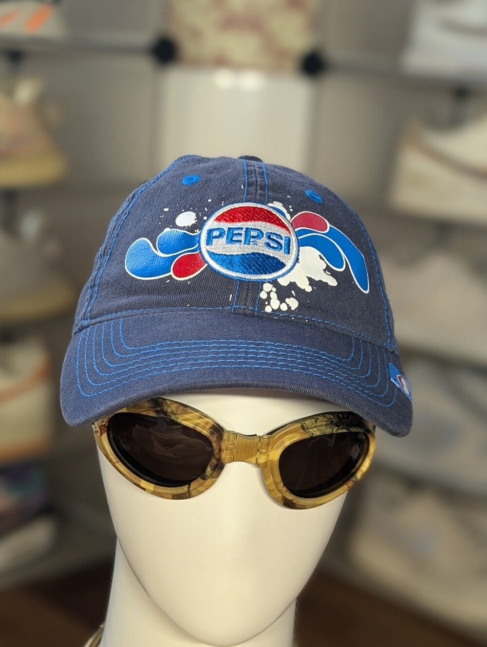 Pepsi Y2K Splash Logo Hat (OS)